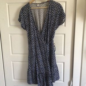 Cute mini wrap dress